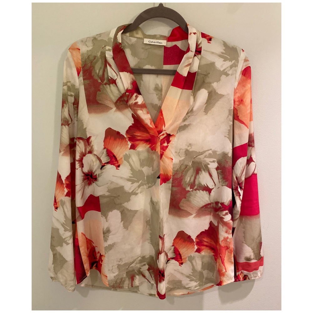 Calvin Klein floral top